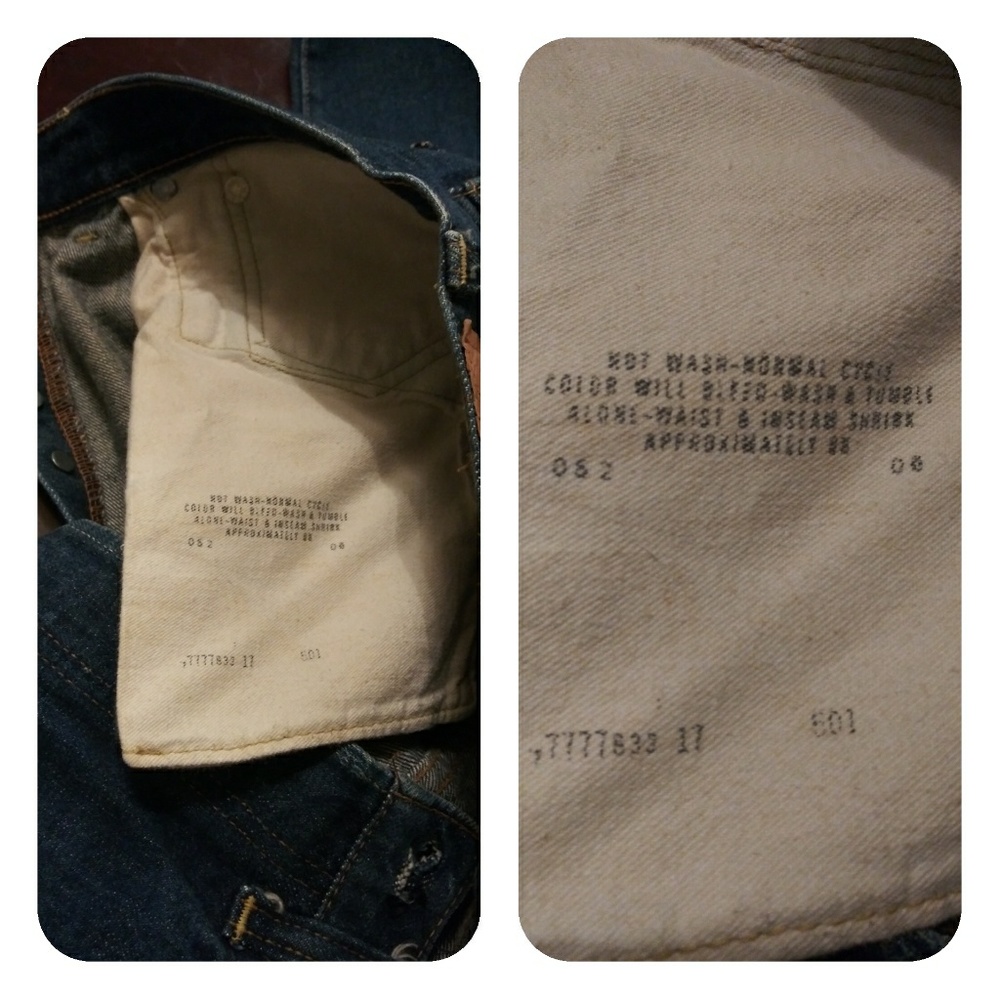 Vintage 501 Levi's, Big E ** Make Serious Offers - Picture 5 of 8